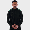 VX3 Fortis Quarter Zip Sweat Black/Emerald Front View