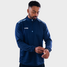 VX3 Fortis Quarter Zip Sweat Navy/Sky Front View