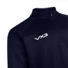 VX3 Primus Quarter Zip Navy Front Logo