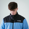 Omega Puffer Jacket Sky/Black VX3 Logo